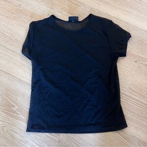 Black Sheer Women's Top from Gemstone